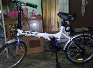 Di jual sepeda lipat Aloeca,