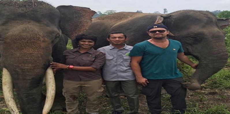 Aktor Leonardo DiCaprio datang ke Tanah Sumatra