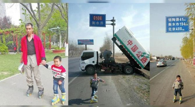Ayah dan Anak Tempuh 540 KM dengan Rollerblade (Pelajaran Hidup)
