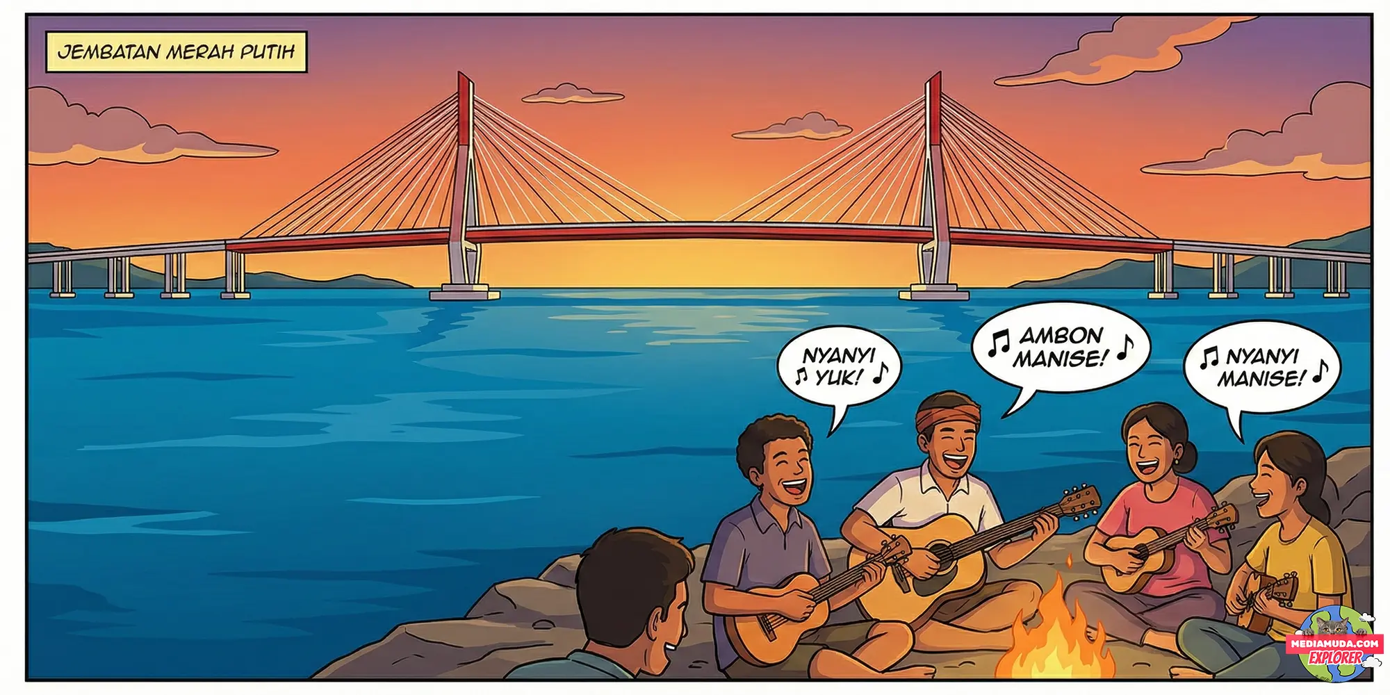 Ambon: Kota Manise, City of Music, dan Papeda Ikan Kuah Kuning