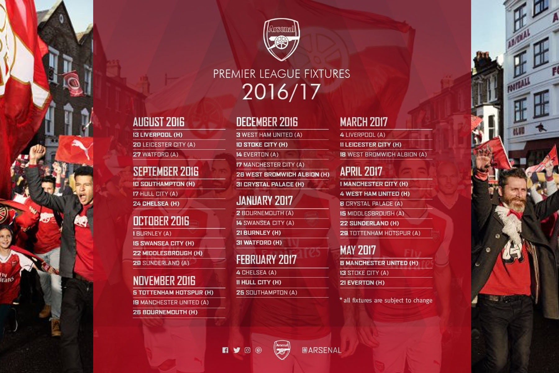 arsenal 2016 2017