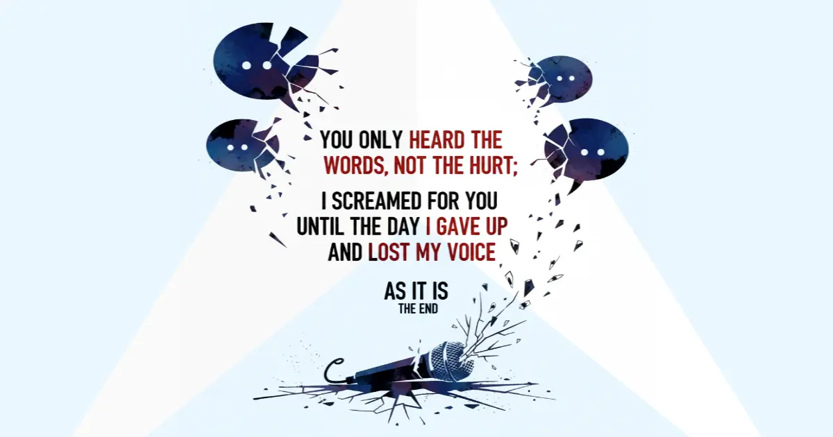 Akhir Sebuah Cerita: Terjemahan & Kunci Gitar The End. - As It Is