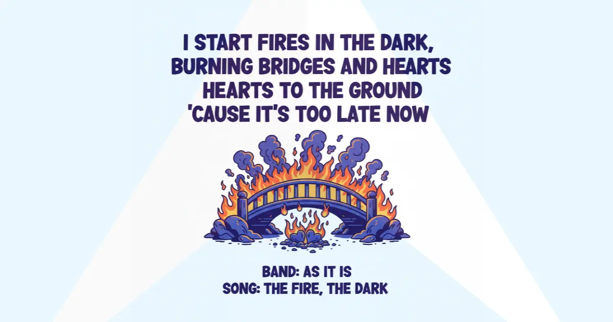 Antara Api & Gelap: Makna & Chord Lagu The Fire, The Dark - As It Is