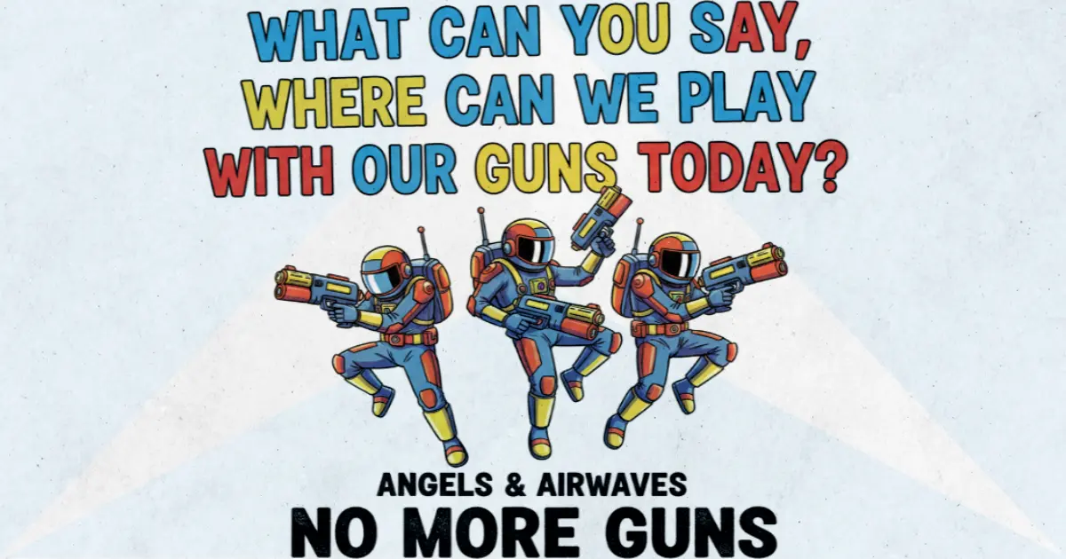 Makna Satir tajam yang dibalut dalam energi punk-rock di Lagu “No More Guns” – Lirik & Terjemahan