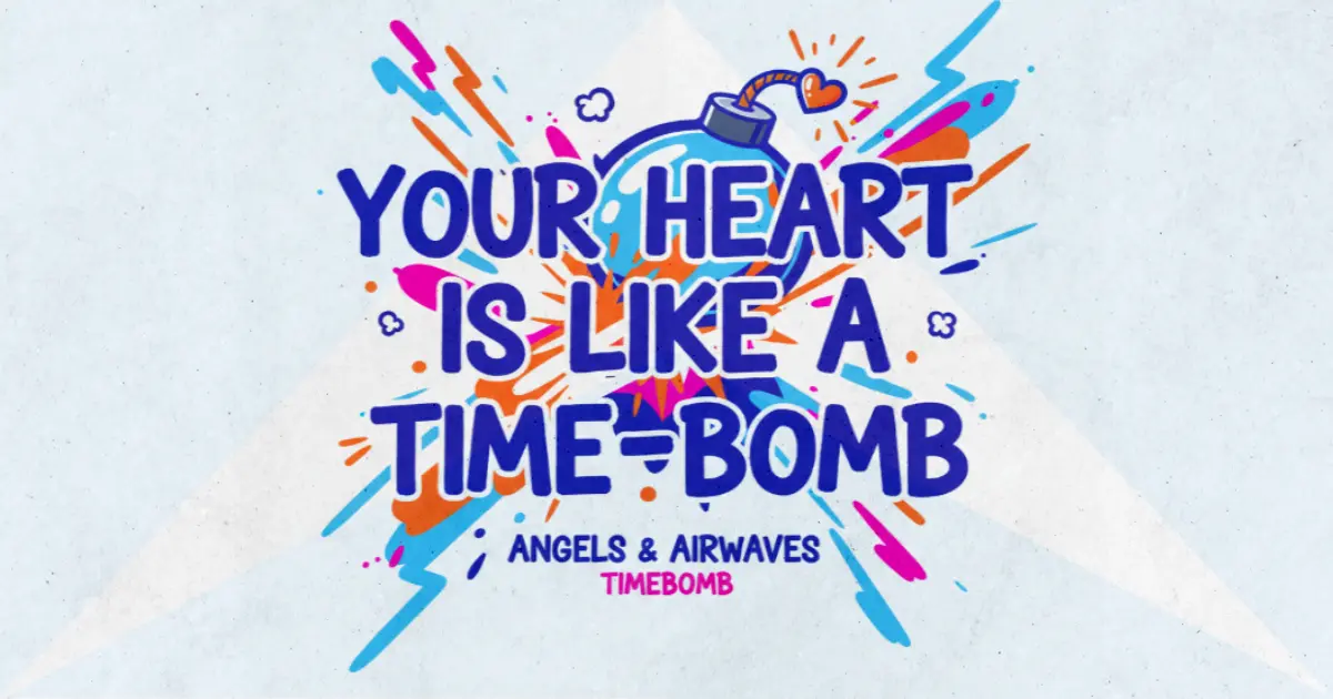 Makna Peringatan tentang kerapuhan mental dan tekanan emosional yang di Lagu “Timebomb” – Lirik & Terjemahan