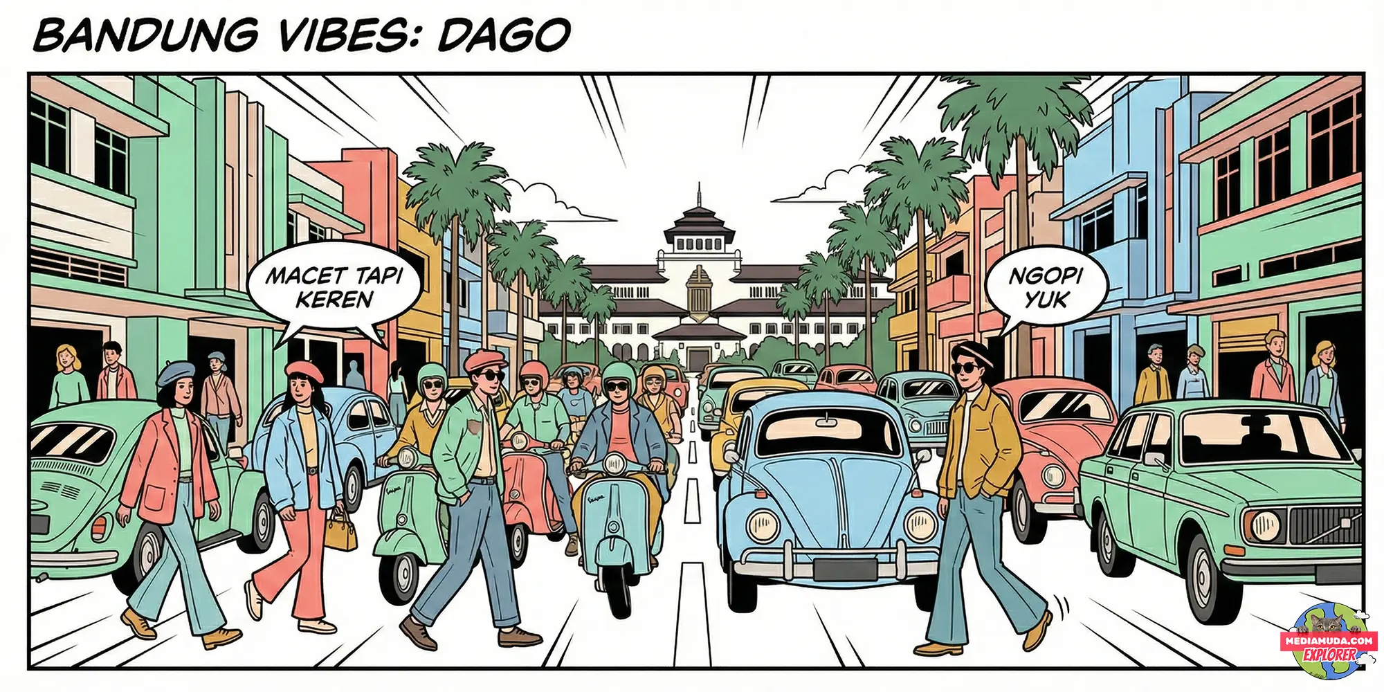 Bandung: Kota Kembang, Paris van Java, dan Surganya Camilan Aci