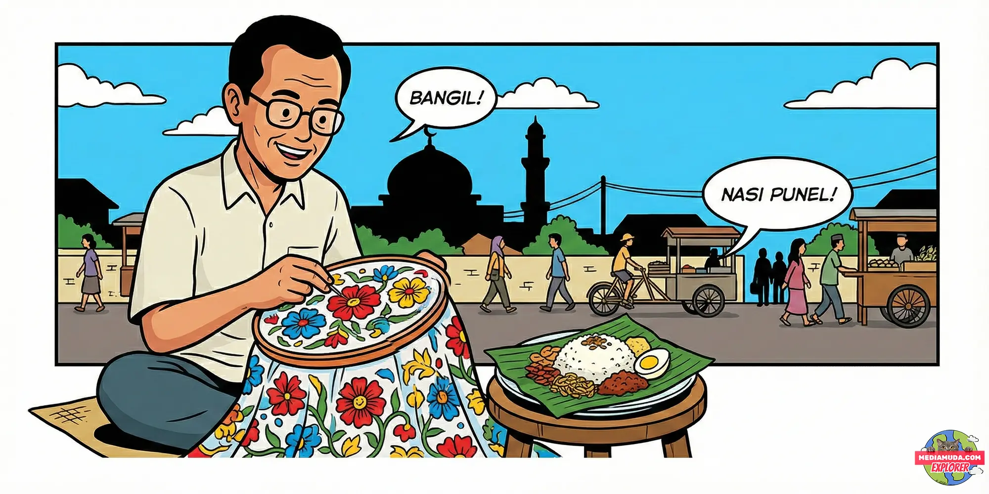 Bangil: Kota Santri, Sentra Bordir Halus, dan Nasi Punel