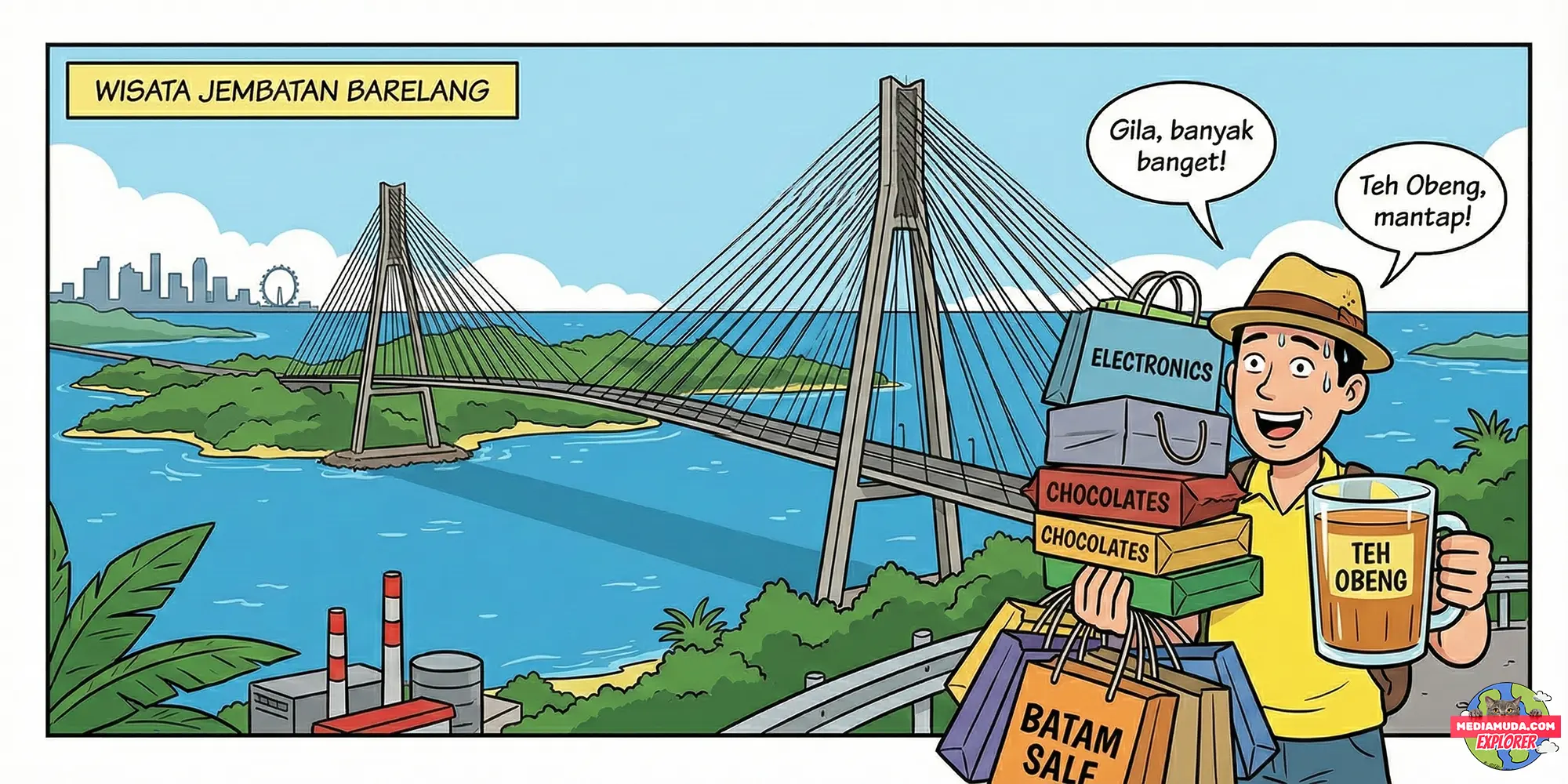 Batam: Kota Industri, Jembatan Barelang, dan Surga Belanja Elektronik