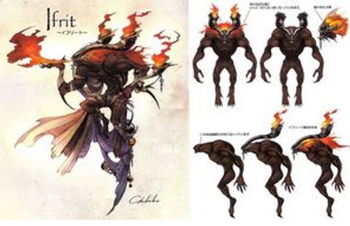 bentuk jin ifrit