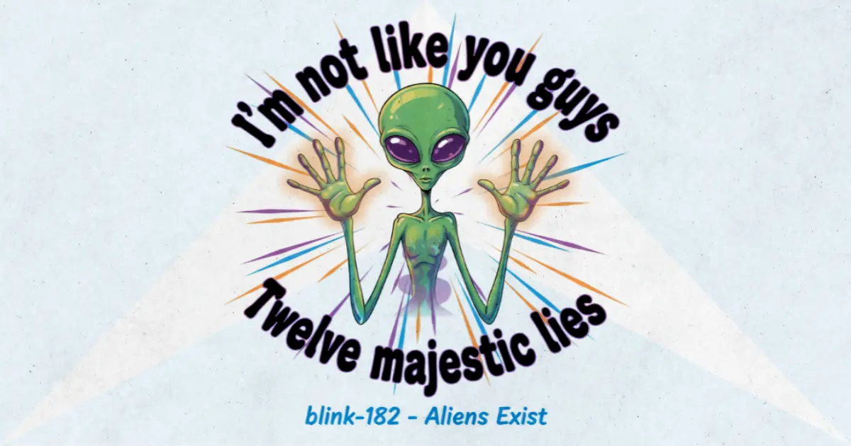 Makna Lagu Aliens Exist - Blink182