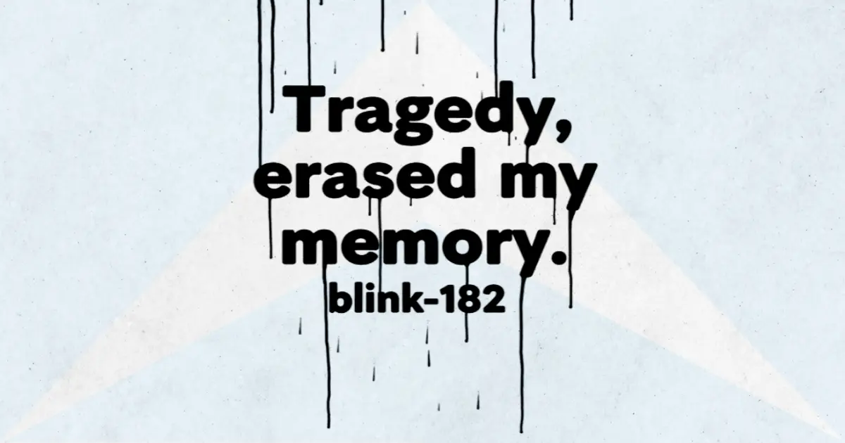 Makna Lagu Black Rain - Blink182