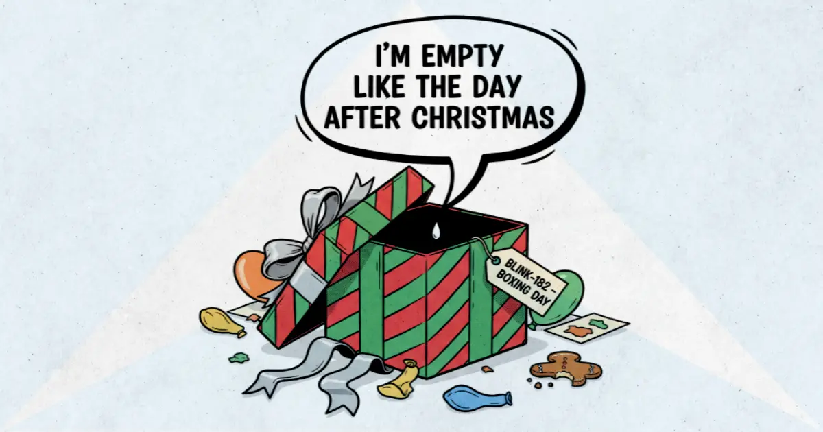 Makna Lagu Boxing Day - Blink182