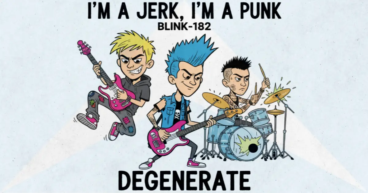Makna Lagu Degenerate - Blink182