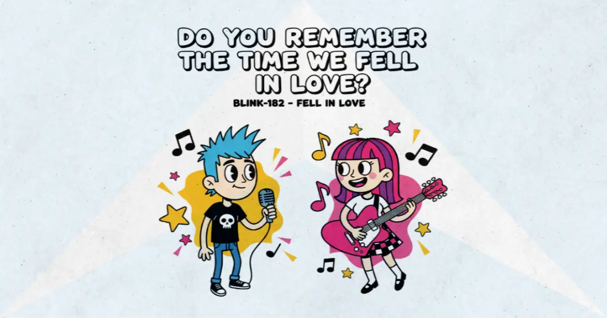 Makna Lagu FELL IN LOVE - Blink182