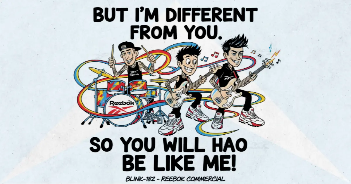 Makna Lagu Reebok Commercial - Blink182