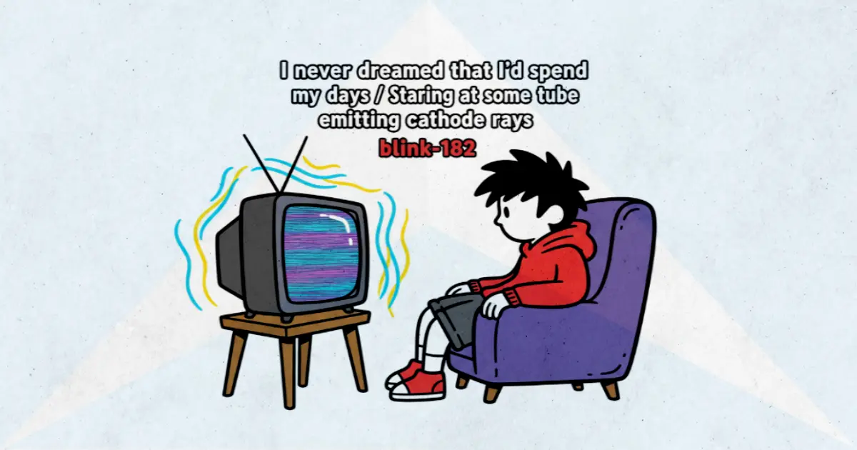 Makna Lagu TV - Blink182