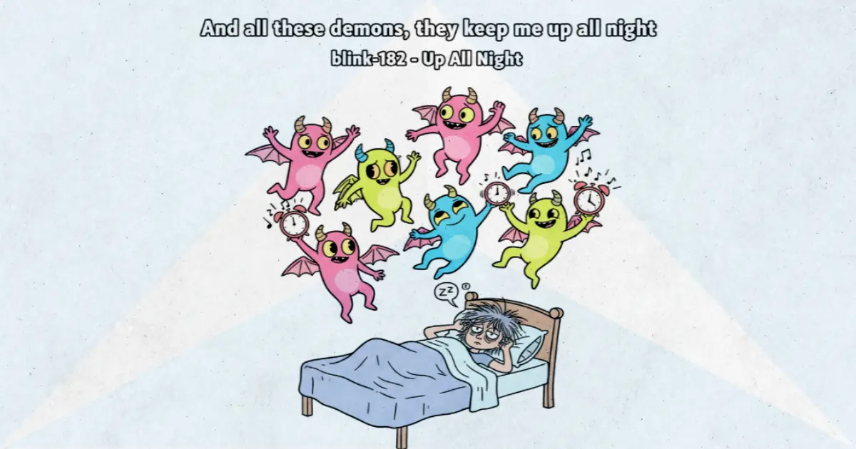 Makna Lagu Up All Night - Blink182