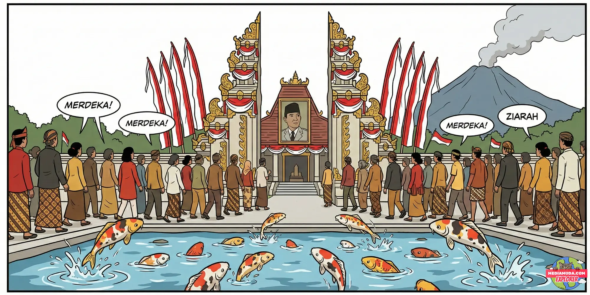 Blitar: Kota Proklamator, Makam Bung Karno, dan Sentra Ikan Koi