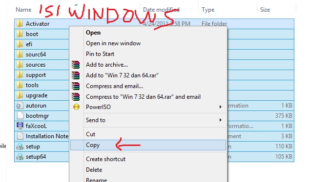 copy windows master
