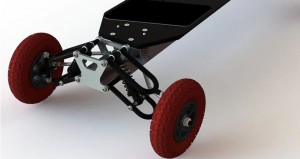 dengan suspensi skateboard