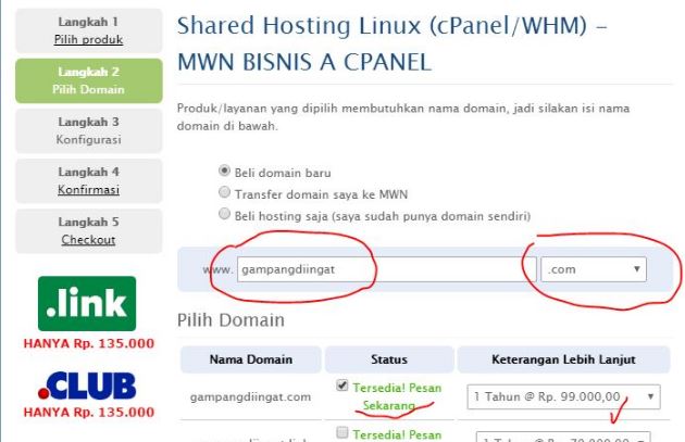 domain yang gampang diingat