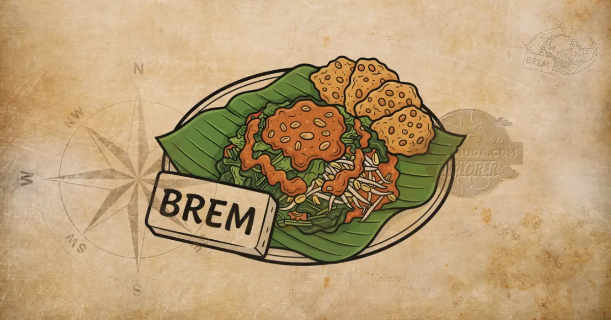 Kuliner khas Madiun Nasi Pecel dan Brem
