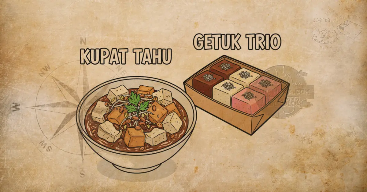 Kuliner khas Magelang Kupat Tahu dan Getuk Trio