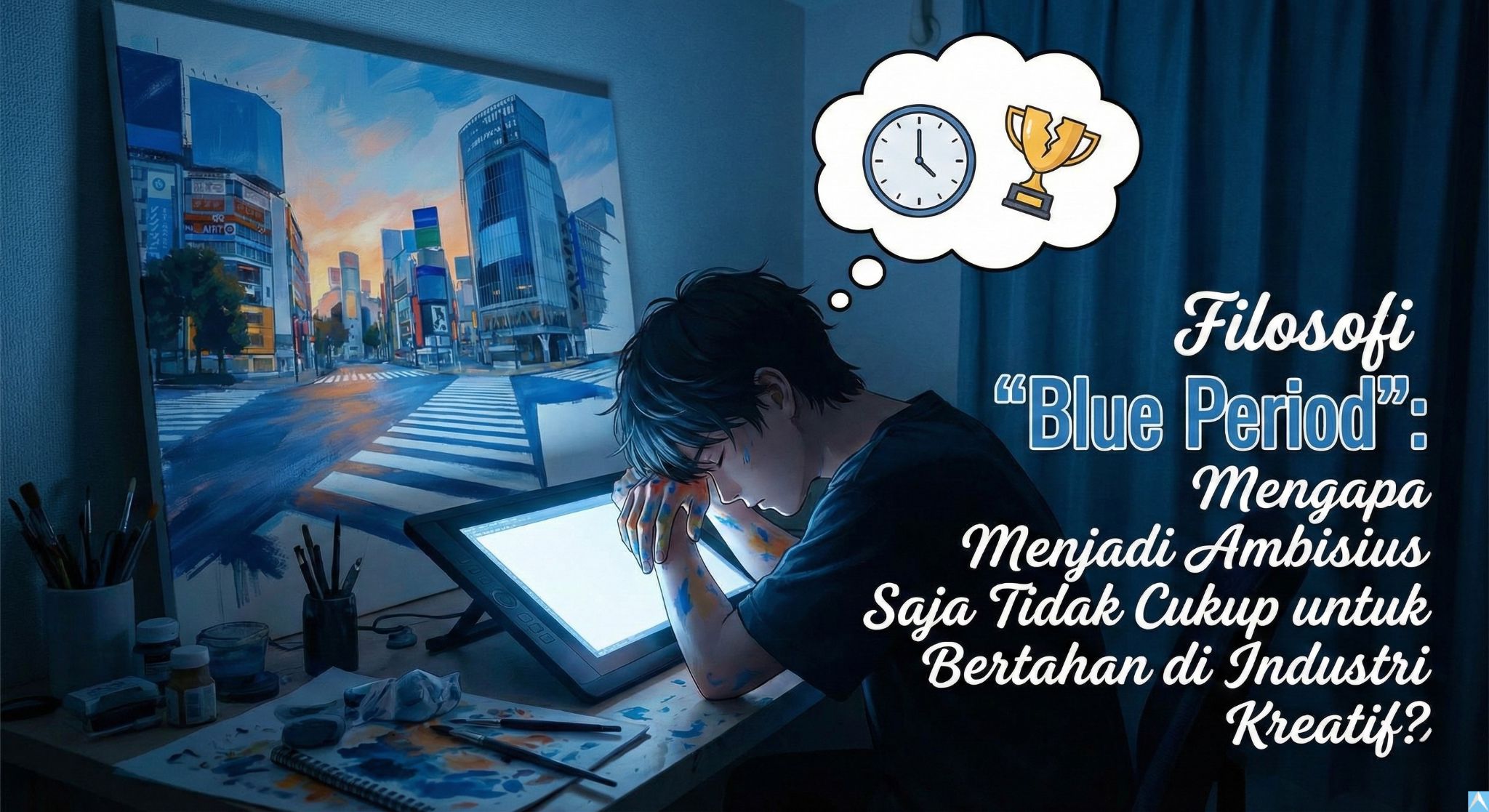 Filosofi 'Blue Period': Mengapa Menjadi Ambisius Saja Tidak Cukup untuk Bertahan di Industri Kreatif?