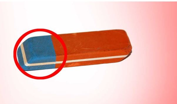 Tahukah Kamu, Fungsi Bagian Biru dari Penghapus Ini?
