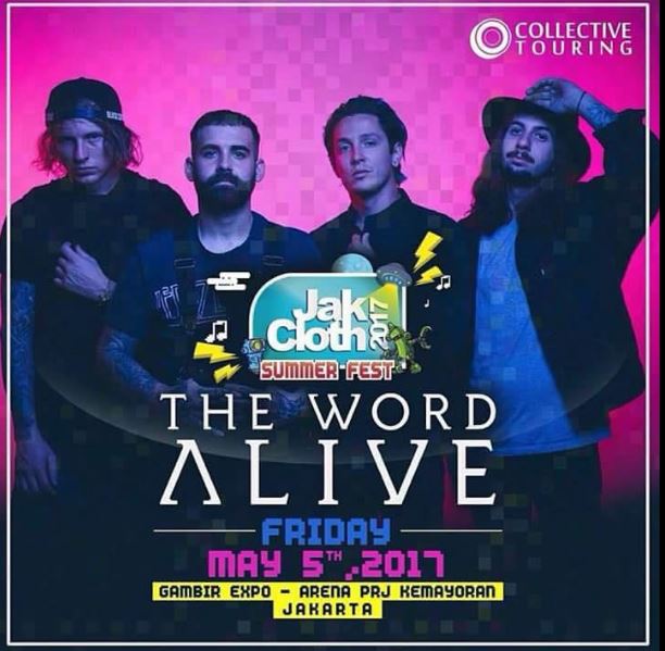 The Word Alive Siap Konser di Indonesia Mei 2017