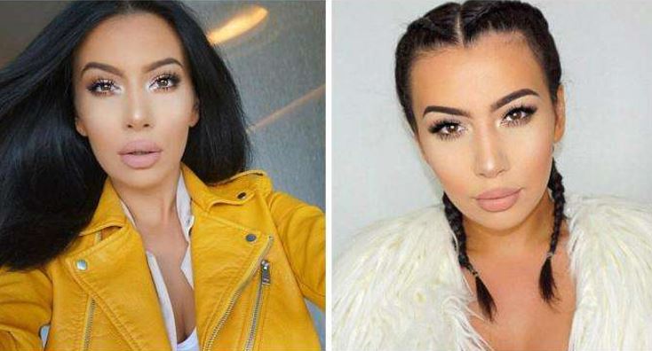 kembaran Kim Kardashian