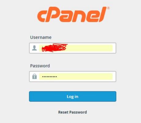 login cpanel