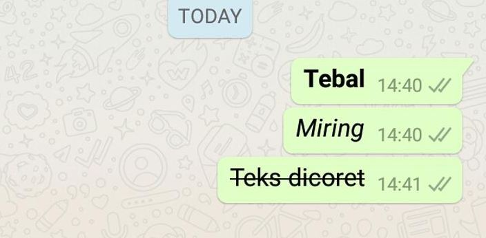 Bagaimana Cara Mambuat Teks Jadi Miring Di WhatsApp?