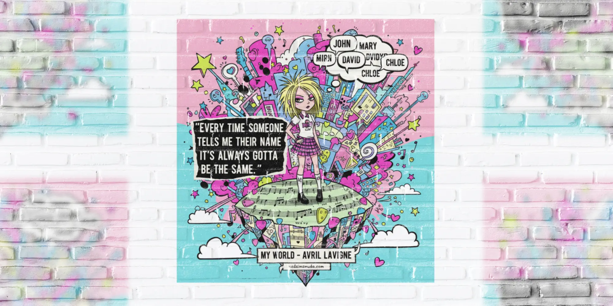 Dunia Imajinasi! Makna Lagu My World - Avril Lavigne: Analisis Asal-Usul & Daydreaming (Lirik & Chord)