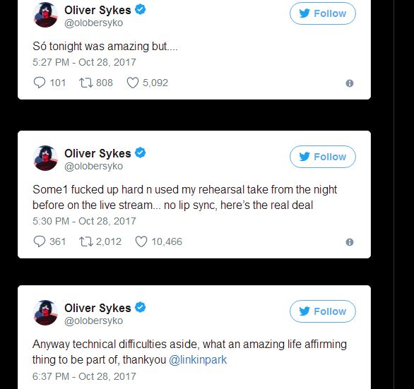 Gara-gara "delay towers" Oli Sykes dikira lip-sync