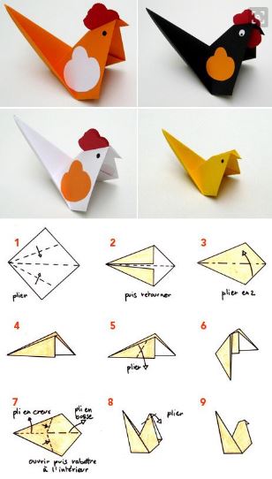 origami ayam