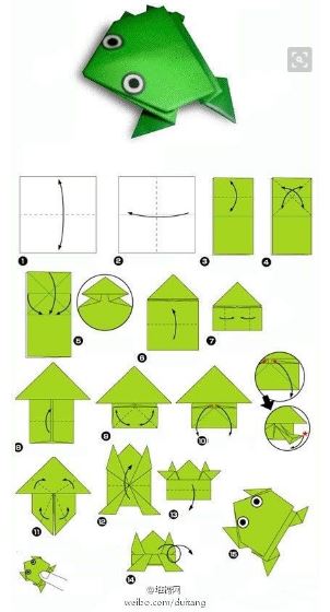 origami kodok