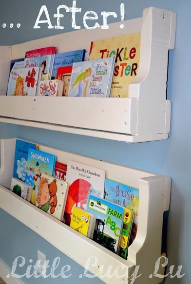 Kreatif: Kayu Bekas Bisa Jadi Rak Buku Keren