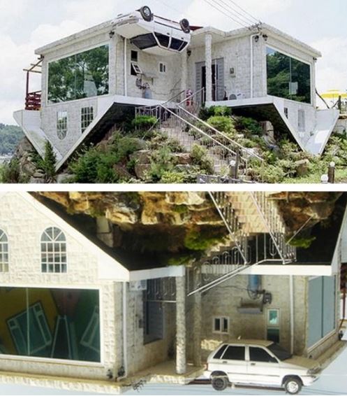rumah terbalik korea selatan