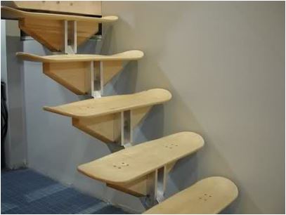 tangga unik dari papansateboard