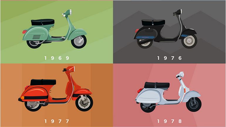 vespa 1977 kartun