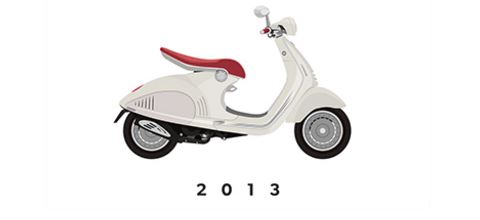 vespa 2013 animasi